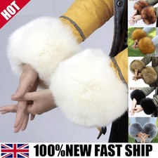 Women's Wristbands, A Pair Of Real Fox Fur Cuffs, Wrist Wristbands Fur Cuffs New
