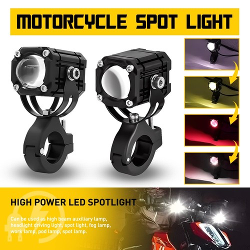 White amber red led spot - red,