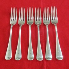 6 x Daniel & Arter B P Silver