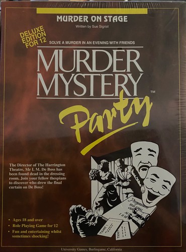 Murder mystery party - murder,