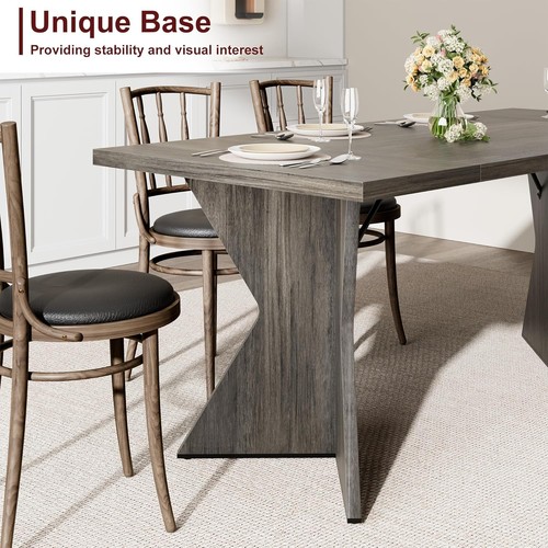 Rectangular dining table - dining, table-iron