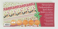 Studio Light Cardboard Patterns. 33 26.5cm x 12.5cm Sheets For 36 Double Cards F