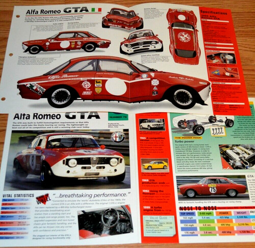 1969 alfa romeo - gta, info