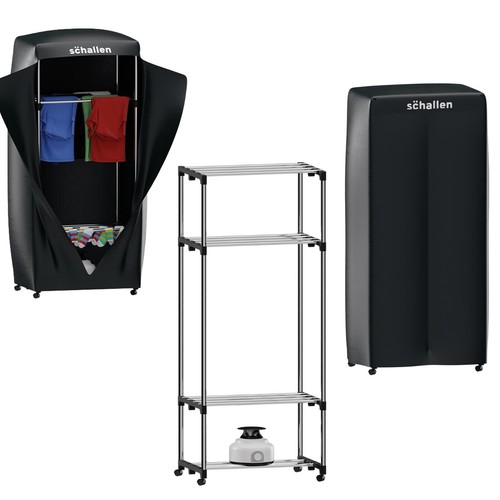 Tier heated clothes - clothes, airer