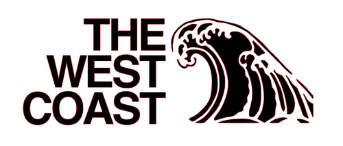 Vinyl west coast wave decal - vinyl,