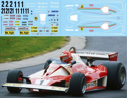 Decals for ferrari 312 - for,