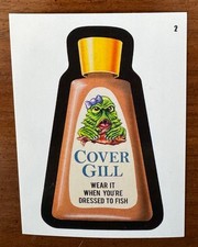 2025 Topps Wacky Packages Halloween Cover Gill Wonky Stickers #2