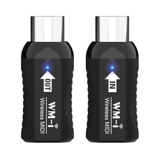 Rechargeable Midi  Guitar System Audio Receiver Transmitter  Midi Adapter4706