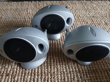 3x 100W Silver KEF HTS2001