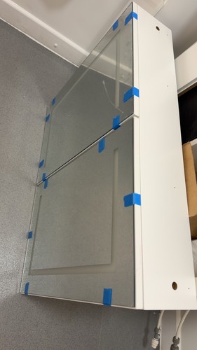 Led bathroom mirror - mirror, cabinet