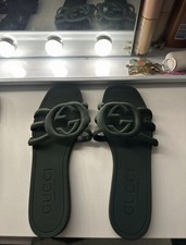 Gucci Interlocking G Slides Sandals Size 5 UK
