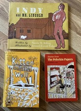 3 Young People Books Kitten