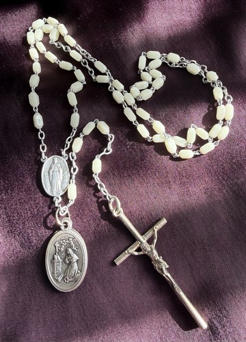 Vintage 1960s french rosary - vintage,