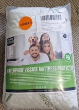 UTOPIA BAMBOO WATERPROOF VISCOSE MATTRESS PROTECTOR (DOUBLE) SIZE 135CMSx190x30