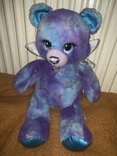 Build A Bear Star Bright With Angel/Fairy Wings Blue Purple 17" inch Enchanted