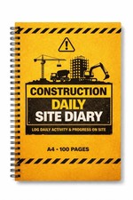 A4 Construction Site Diary