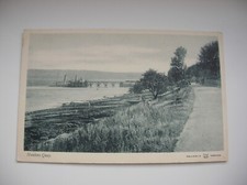 Hunters Quay postcard - Holy Loch. Near Dunoon, Kirn, Strone etc. Paddle Steamer