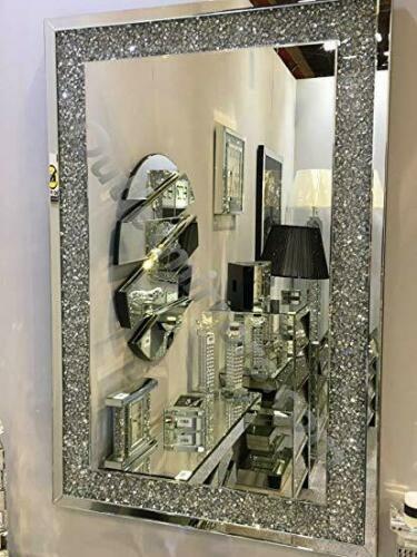 90x65cm jewel mirror - , crushed