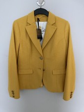 New Mustard / Yellow Wool blazer size UK12