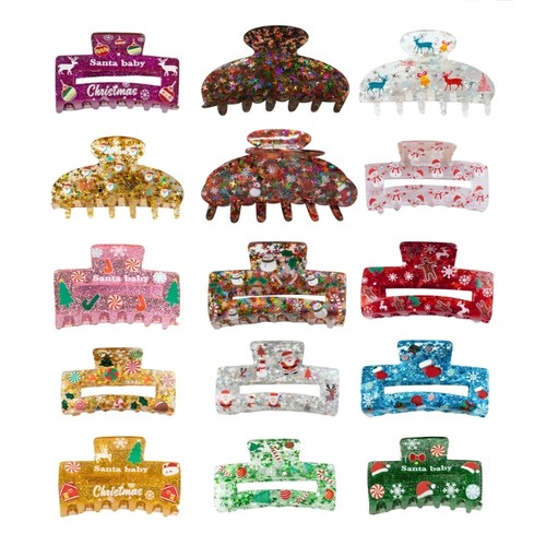 Santa reindeer hair claw - claw, clip