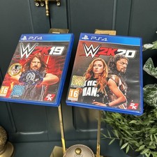 Play Station 4 WWE 2K19 and 2K20 Game Bundle PS4 Games Ref7301