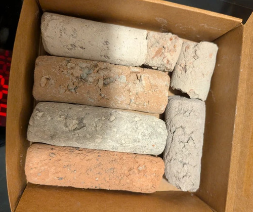 Assortment clay rolls - assortment, with