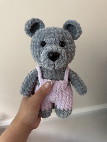 Handmade crochet bear - crochet,
