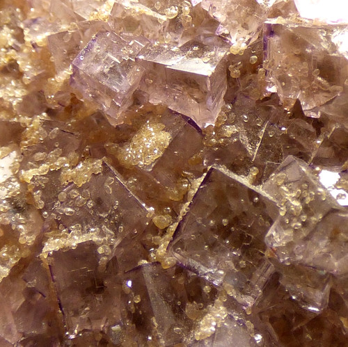 Purple fluorite smithsonite - purple,
