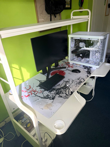 Ikea white computer desk - ikea, with