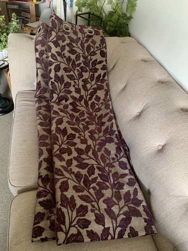 Dunelm plum cut velvet - dunelm,
