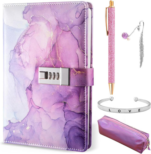 Diary with lock for girls - diary,