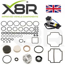 RANGE ROVER P38 EAS AIR COMPRESSOR SEAL LINER VALVE BLOCK O RING DIAPHRAGM KIT  