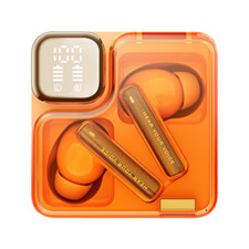 Bluetooth Wireless Headphones QCY Melo Buds Neo TWS In-Ear Buds for Apple ORANGE