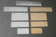 Engraved trophy plaque, Self