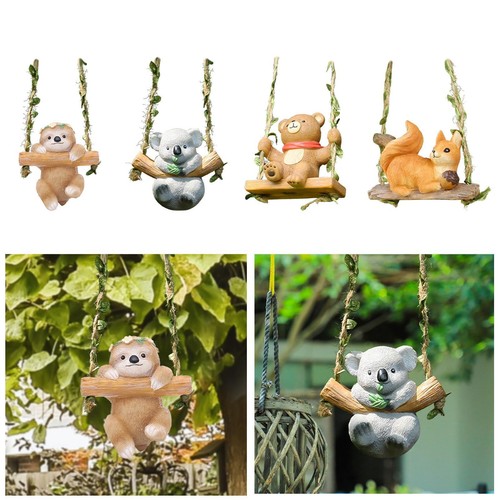 Swing animal garden statue - swing,