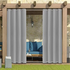 Thermal Insulated Double Grommet(Top and Bottom) Outdoor Curtains