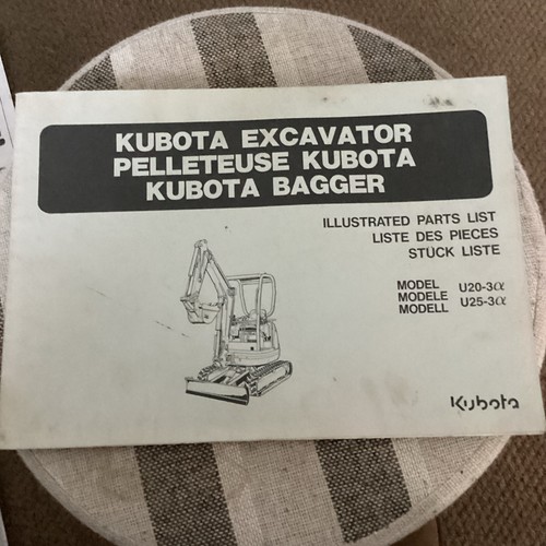 Kubota u20 u25 - u25-3, digger