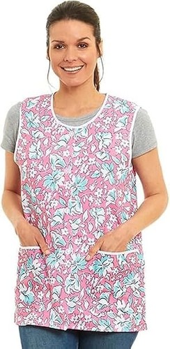 Ladies floral buttons through - floral,