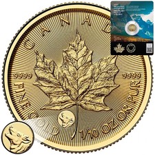 Gold Coin Maple Leaf Privy