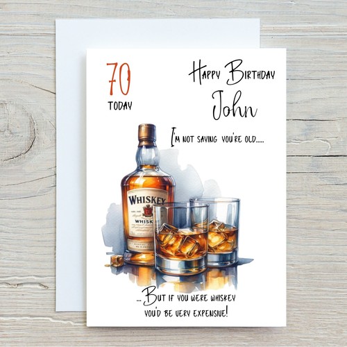 Personalised men birthday - men's,