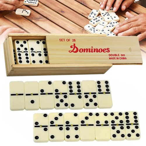 28pcs wooden domino set - 28pcs,