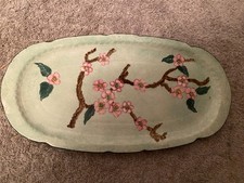 Swinnertons "Majestic Vellum" Plate Hand-Painted Apple Blossom 27cm Signed JSH