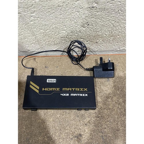 Black 4x2 hdmi matrix switch - 4x2,