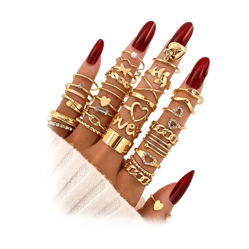 Pcs gold vintage - 30,