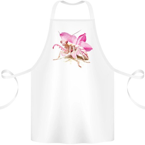 Orchid mantis cotton apron - orchid,