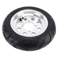 Motorcycle front tire puncture - front,