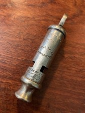 Antique Scarce J Hudson & Co 'The Metropolitan' Royal Irish Constabulary Whistle