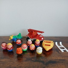 Vintage Weebles and vehicles