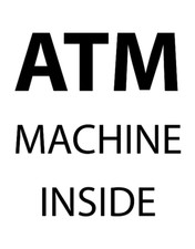 Sign Adhesive Sticker Decal