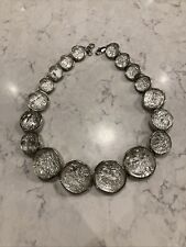 ZARA SILVER RESIN NECKLACE